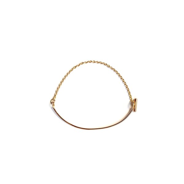 Round Bangle Bracelet Gold